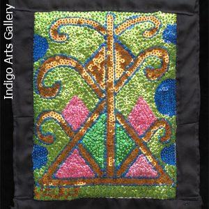 Ayizan Sequinned Vodou Banner