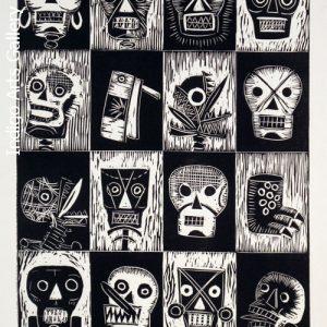 Mario Romero - Untitled (Loteria de los Muertos)