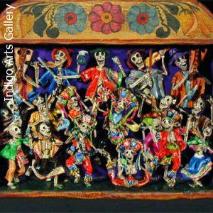 Dance of the Scissors) - Retablo