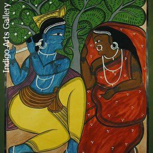 Krishna and Woman