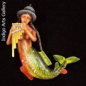 Retablo La Sirena (Mermaid) Ornament