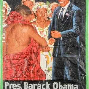 Pres. Barack Obama doind the Adowa Dance