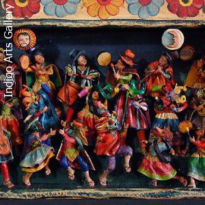 Carnaval Musicians (Fiesta) - Retablo (large)