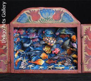 Small Bajo el Mar (Undersea) Retablo