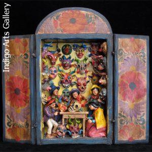 Very Small Mask Shop - Retablo