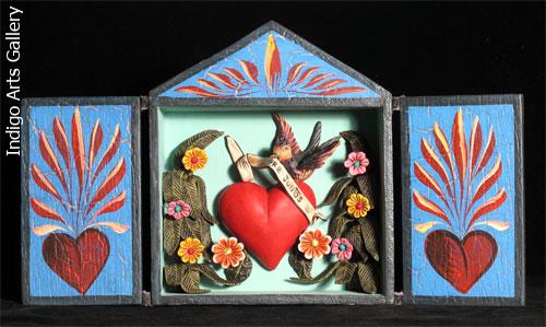 Siempre Juntos Heart Retablo