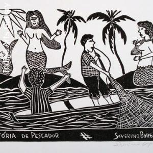 Estoria de Pescador (black and white) - Severino Borges