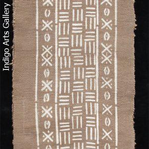 Bogolanfini - Mud-cloth scarf by Habibou Coulibaly