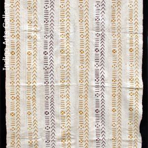 Bogolanfini - White "Mudcloth" tafé (wrapper)