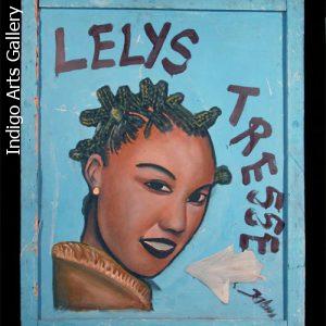 LELYS TRESSE Two-sided Hairdresser Sign