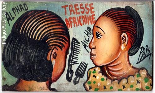 Tresse Africaine Hairdresser's Sign