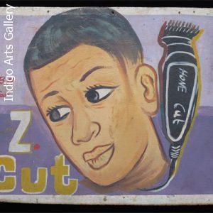 Z Cut Hairdresser Sign