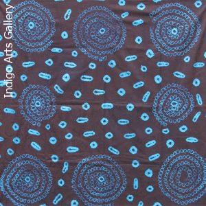 Yoruba Adire Oniko Indigo Tie-dye Cloth