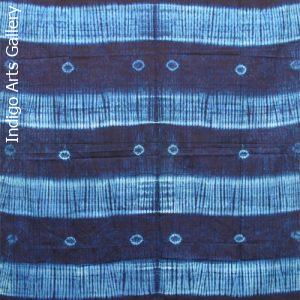 Yoruba Adire Oniko Indigo Tie-dye Cloth