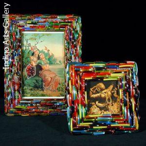 Indian Glass Bangle Picture Frames