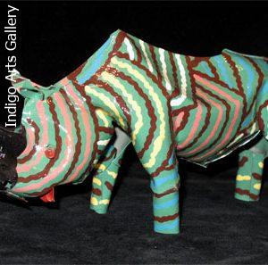 Painted Rhino (large size)