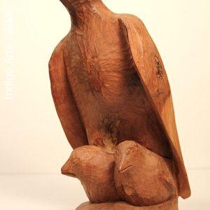 Andre Dimanche wood sculpture