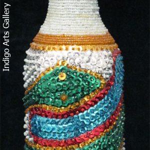 Damballa (green)" Vodou Bottle