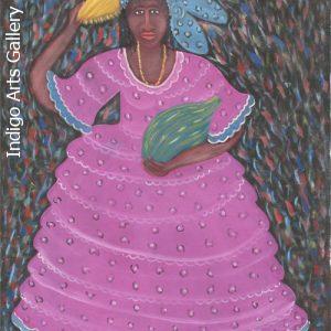 Woman in Purple Dress (for Erzulie)