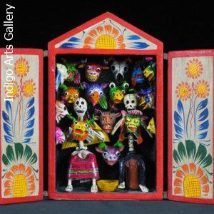 Mask Shop of the Dead - Retablo