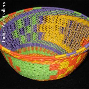 Imbenge Zulu Telephone Wire Basket (bowl shape)