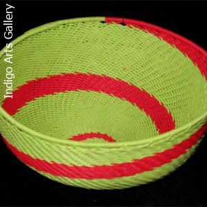 Imbenge Zulu Telephone Wire Basket (bowl shape)