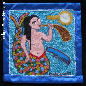 "La Sirene" Vodou Flag