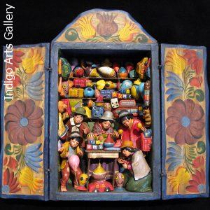 Small Toy Shop Retablo