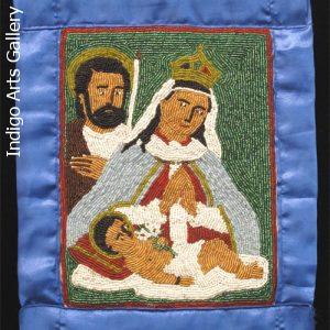 Nativity -  Haitian Sequinned Flag