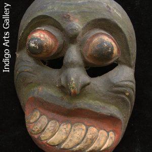 Antique Balinese Mask with Distorted Face