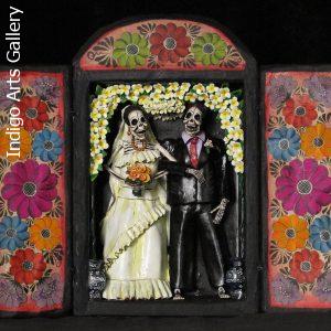 Los Novios Muertos - Wedding Retablo