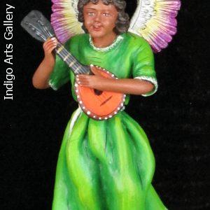 Retablo Angel Musician Ornament (lute)