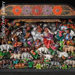 Nacimiento Campesino (Peasant Nativity) Retablo