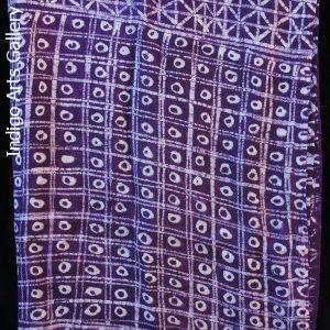 Batik Shawl on Rayon by Gasali Adeyemo