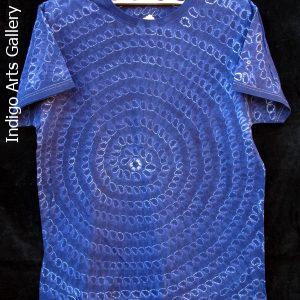 Indigo Tie-dye T-shirt by Gasali Adeyemo