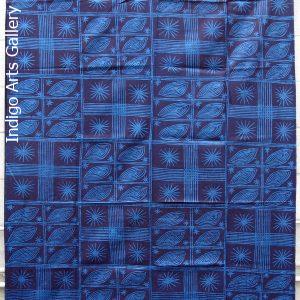 Yoruba Indigo Resist-dye "Adire Eleko" Cloth