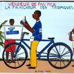 "Vendeur de Fan Milk" (#3) Mini Signboard