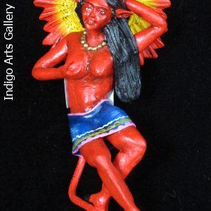 "Chica Diabla" Devil  Retablo Ornament