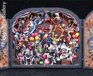 Circo de los Muertos (Circus of the Dead) - Retablo