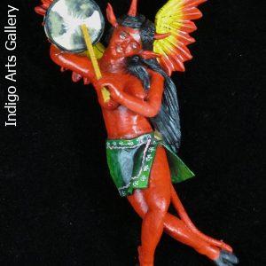 Devil with a Drum - Retablo Ornament