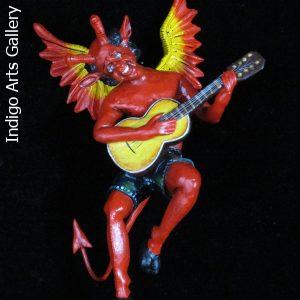 Diablo con Guitarra - Retablo Ornament