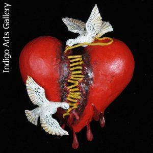 Repairing a Broken Heart - Retablo Ornament