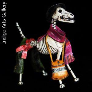 Calavera Dog - Retablo Figure