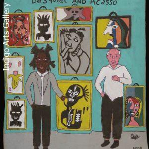 Exhibition by Jean Michel Basquiat and Picasso