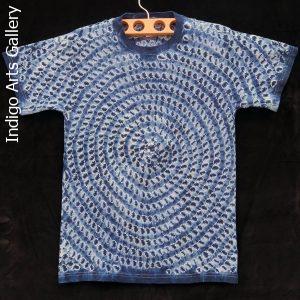 Indigo Tie-dye T-shirt by Gasali Adeyemo - Small