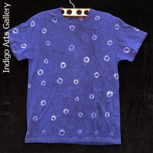 Indigo Tie-dye T-shirt by Gasali Adeyemo