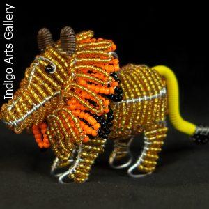 Beaded Lion Ornament