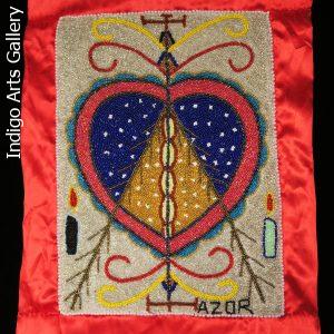 Erzulie Freda Beaded Vodou Flag