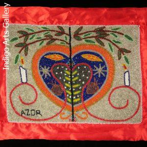 Erzulie Freda Beaded Vodou Flag