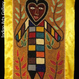 Gran Bois Beaded Vodou Flag